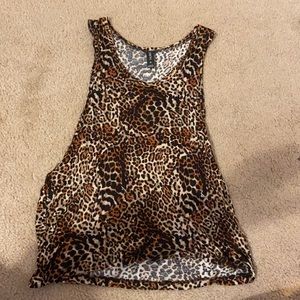 Cheetah print tank tank